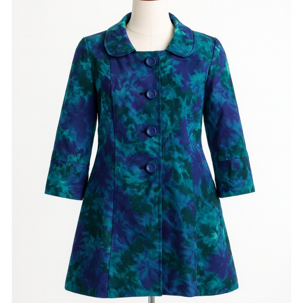 ELEVENSES WATERCOLOR COAT ANTHROPOLOGIE